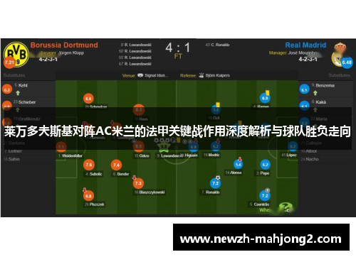 莱万多夫斯基对阵AC米兰的法甲关键战作用深度解析与球队胜负走向